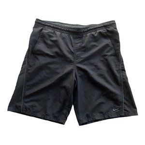 Nike Shorts Black Mesh Liner Pockets Drawstring